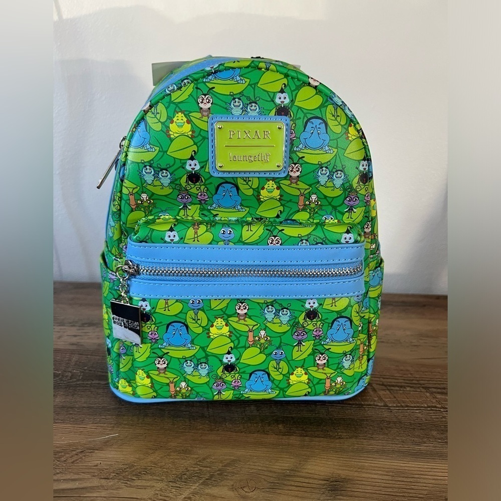 NWT Loungefly x Pixar It’s a Bugs Life all over bug print‎ backpack